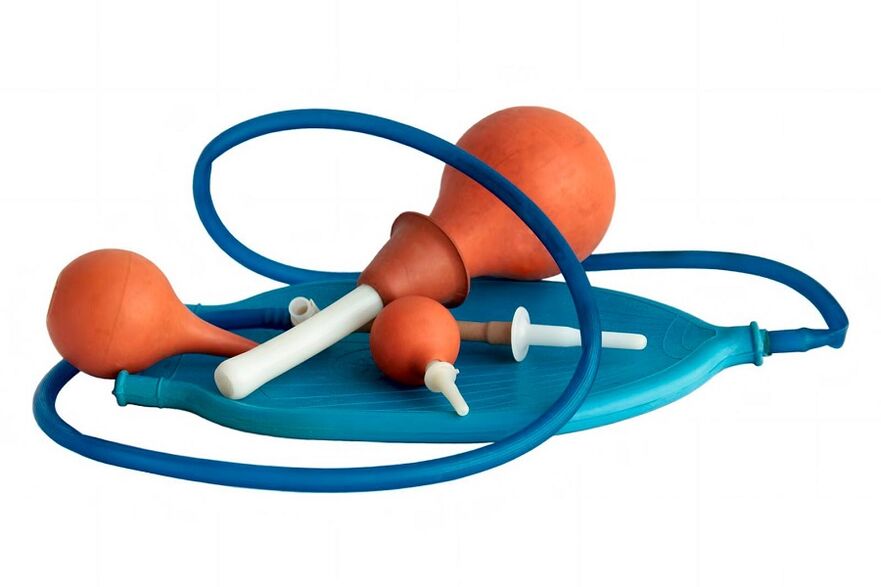 клизма за премахване на паразити от тялото